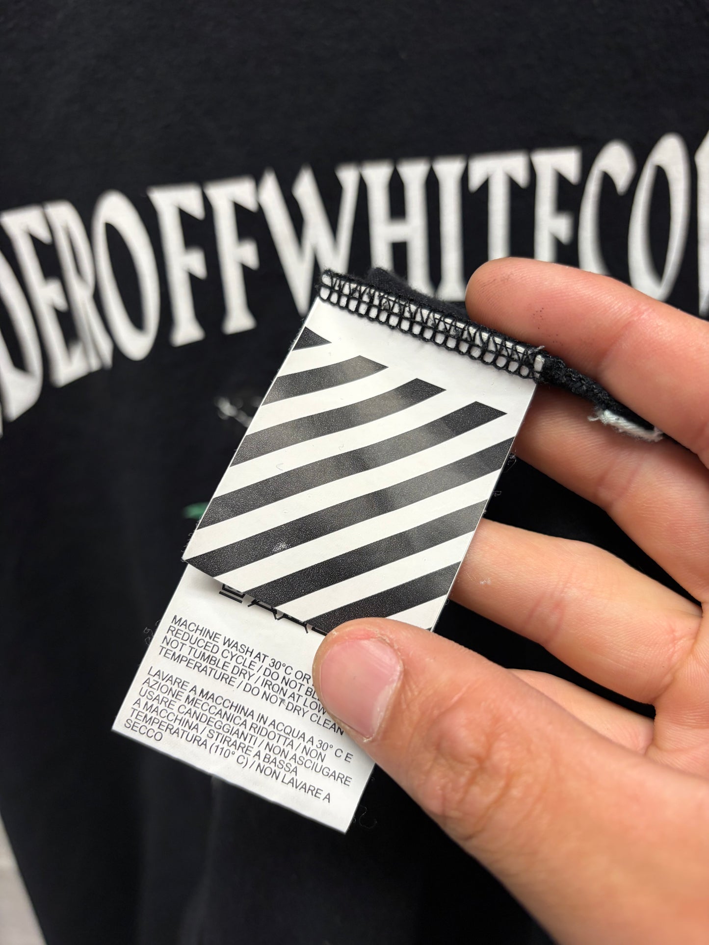 Undercover x Offwhite ‘Temptation Apple’ Black Graphic T-Shirt