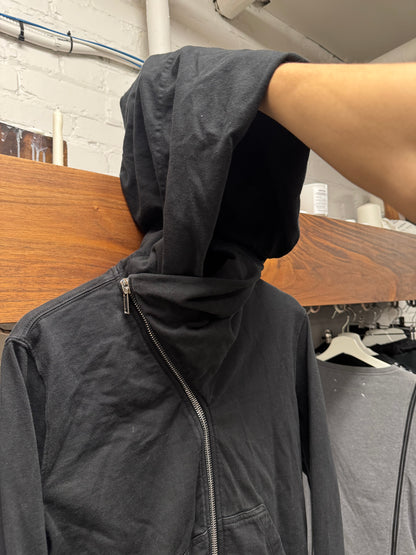 Rick Owens DRKSHDW ‘Mountain Zip’ High Neck Zip-Up Hoodie