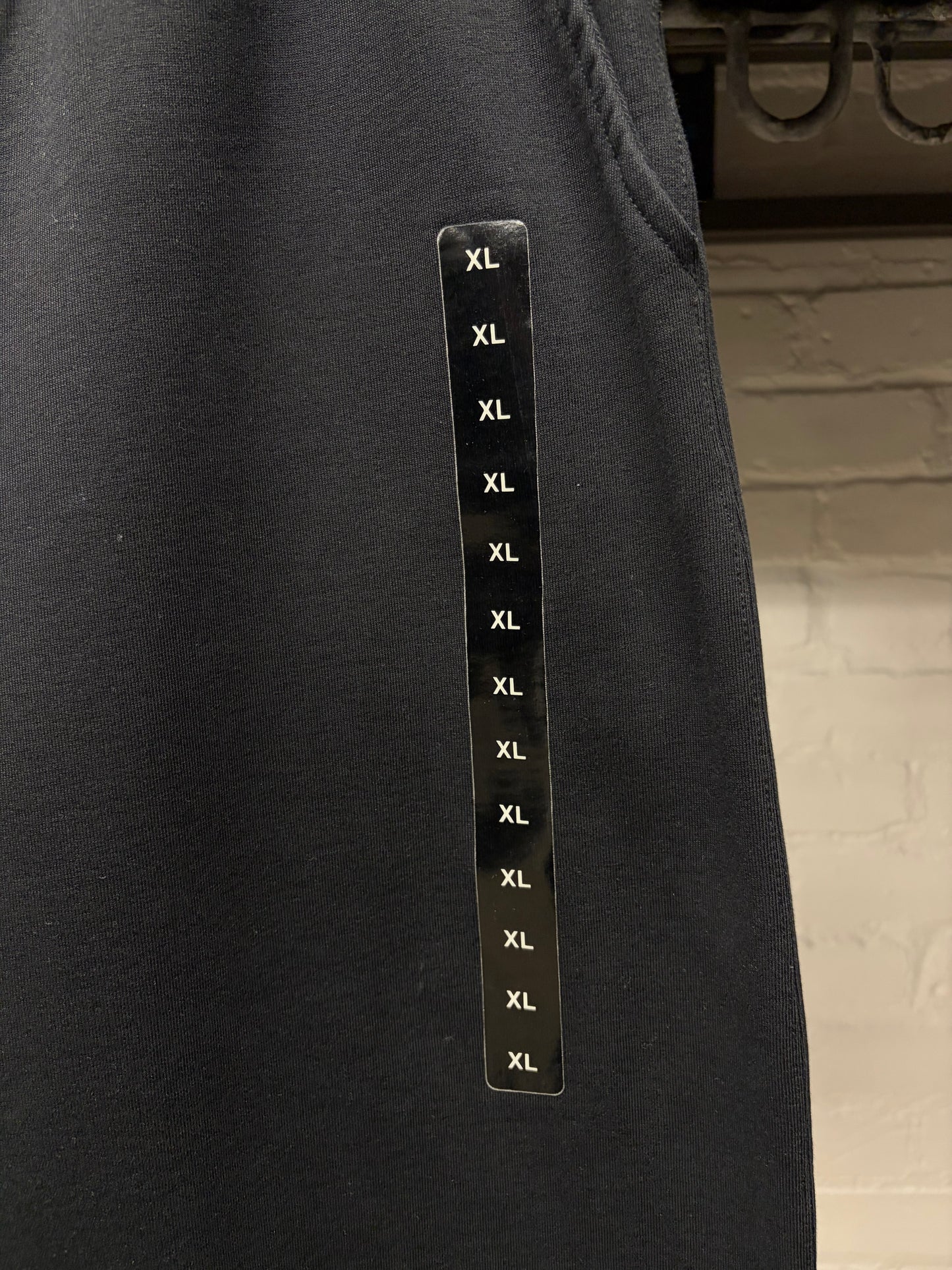 AW2022 Balenciaga ‘Size Sticker’ Black Wide Leg Sweatpants