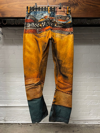 Acne Studios 2006M ‘Trompe L’œil’ Belt Stacked Denim