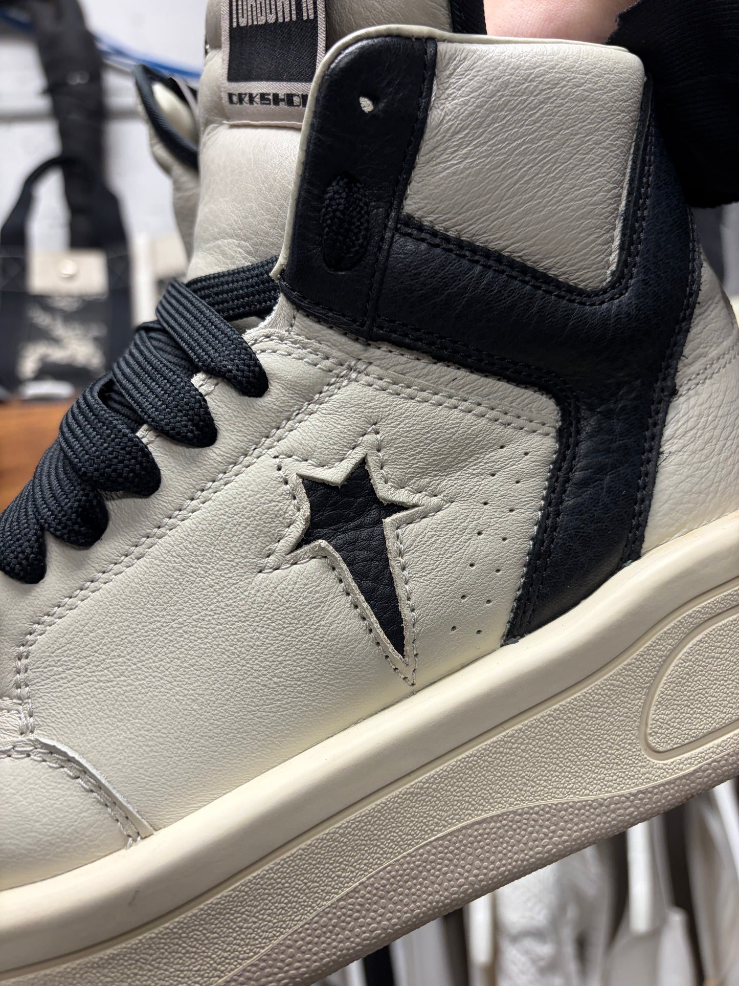Rick Owens x Converse ‘TurboPWN’ High Top Sneakers