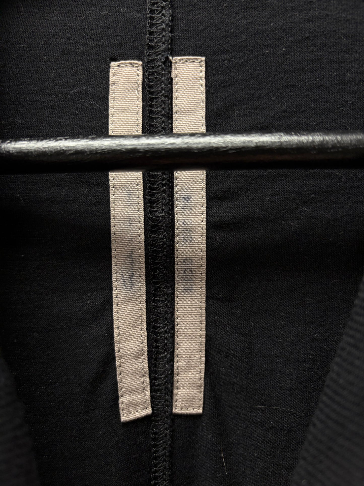 SS2024 Rick Owens ‘Lido’ Black ‘Level’ Short Sleeve Shirt