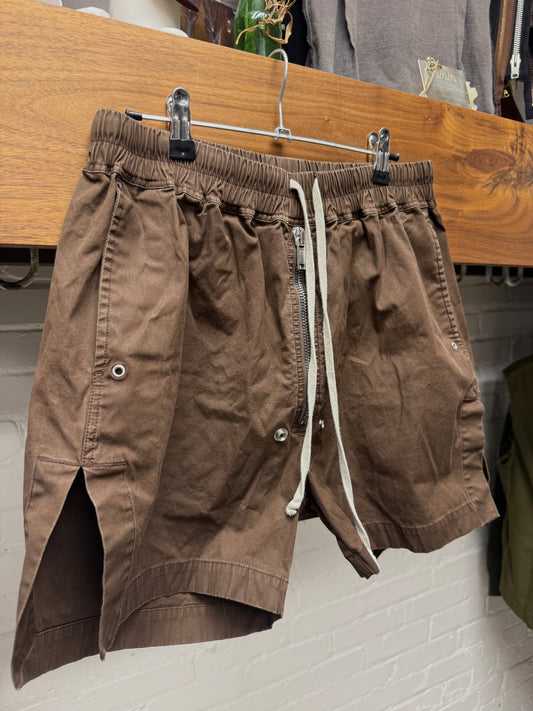 AW2023 Rick Owens ‘Luxor’ Brown ‘Bela’ Boxer Shorts
