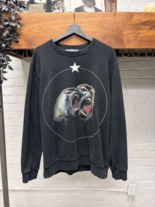 AW2015 Givenchy ‘Screaming Monkeys’ Sweatshirt