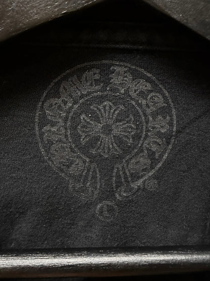 Chrome Hearts Black ‘Scroll Logo’ Long Sleeve Shirt