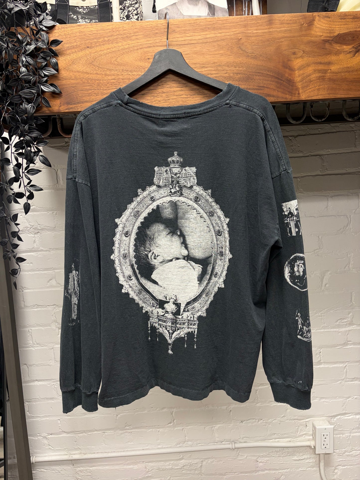 Enfants Riches Deprimes ‘The Latency’ Faded Black Long Sleeve Shirt