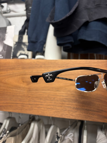 Chrome Hearts ‘Morning Wood’ Fleur de Lis 925 Silver Aviator Sunglasses