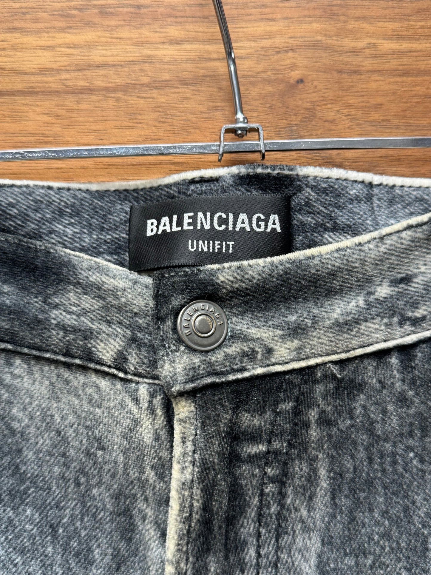 2023 Balenciaga ‘Trompe L’œil’ Sweatpant Denim