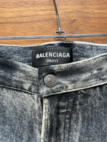 2023 Balenciaga ‘Trompe L’œil’ Sweatpant Denim