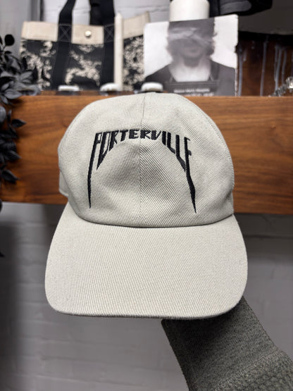 AW2024 Rick Owens ‘Porterville’ Embroidered Logo Pearl Baseball Cap