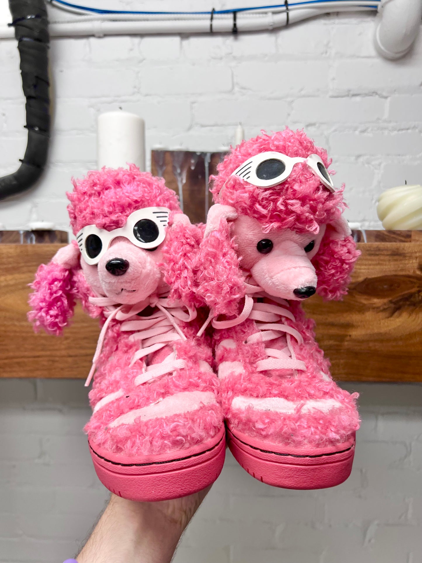 SS2013 Jeremy Scott x Adidas ‘Poodle’ High Top Sneakers