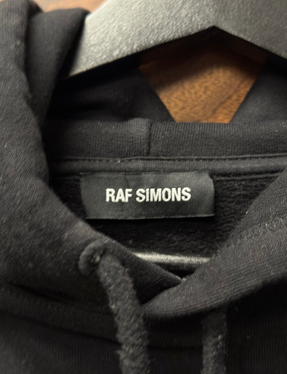 AW2021 Raf Simons ‘Synchronicity’ Red/Black Drawstring Hoodie