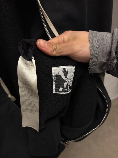Rick Owens DRKSHDW Black ‘Jason’ Zip-Up Hoodie