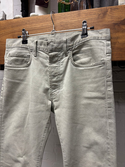 Dior Homme Washed ‘Lightly Distressed’ Grey Skinny Jeans