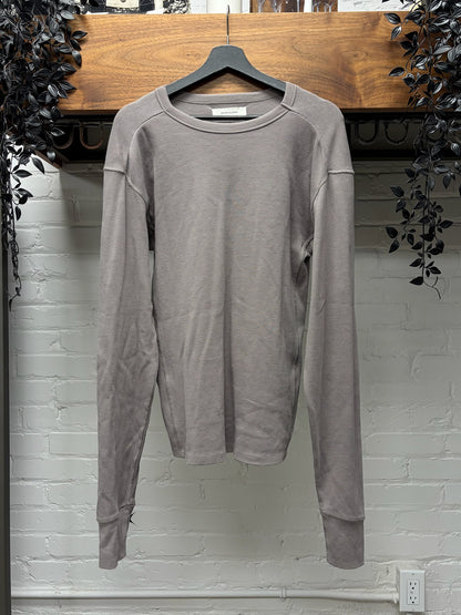 Entire Studios ‘Thumbhole’ Thermal Long Sleeve Cotton T-Shirt