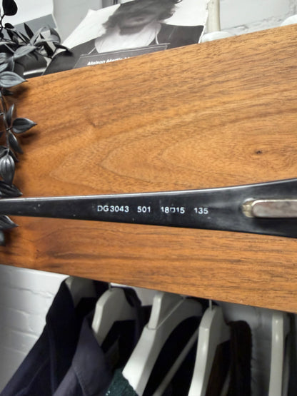 Dolce & Gabbana ‘D&G Logo’ Rectangular Frame Prescription Glasses