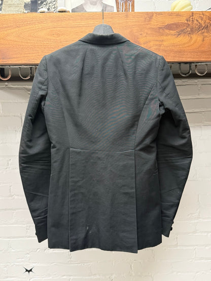 SS2013 Rick Owens ‘Island’ Mainline Black Cotton Blazer