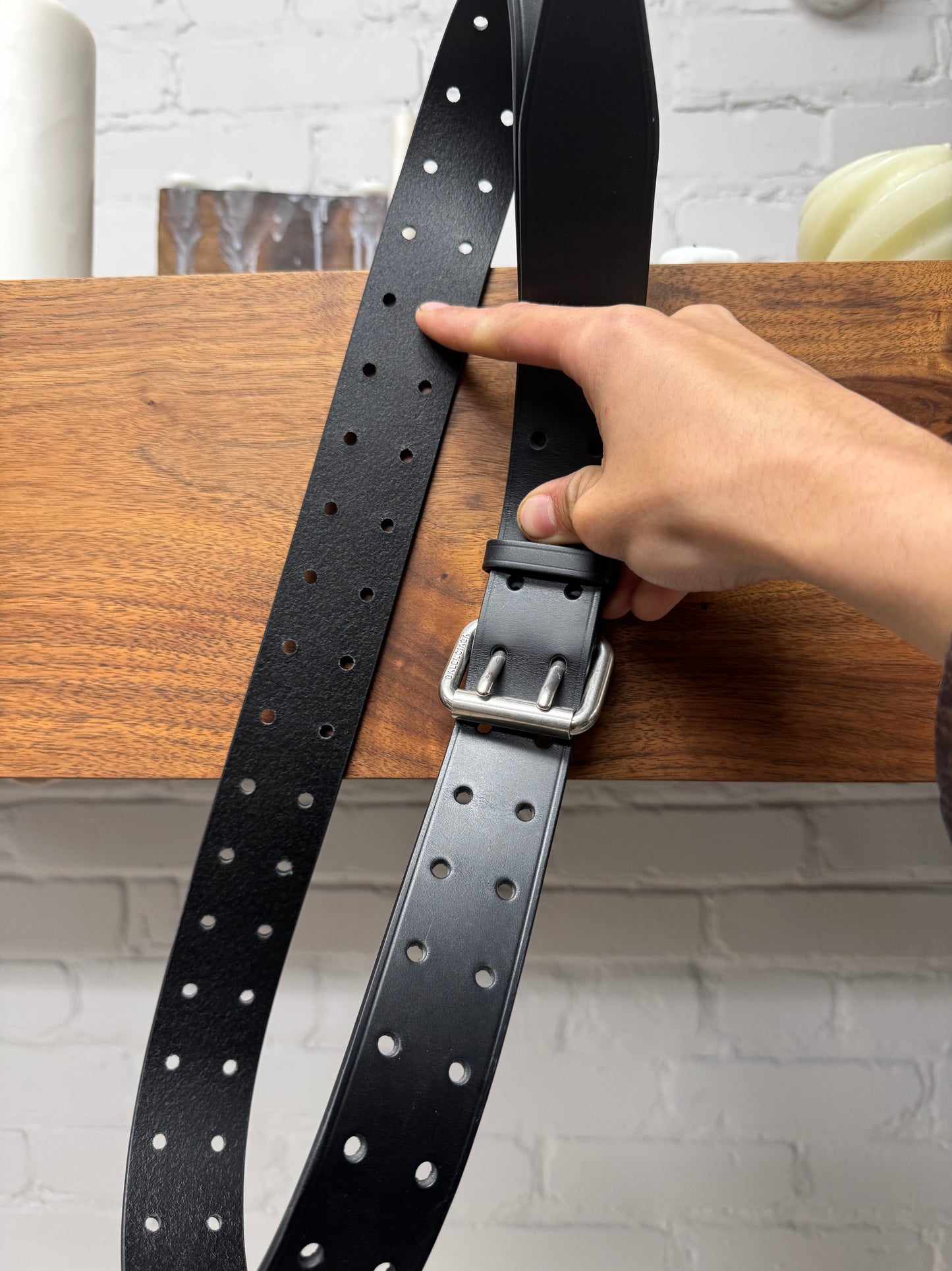 Balenciaga ‘Double Holes’ Belt