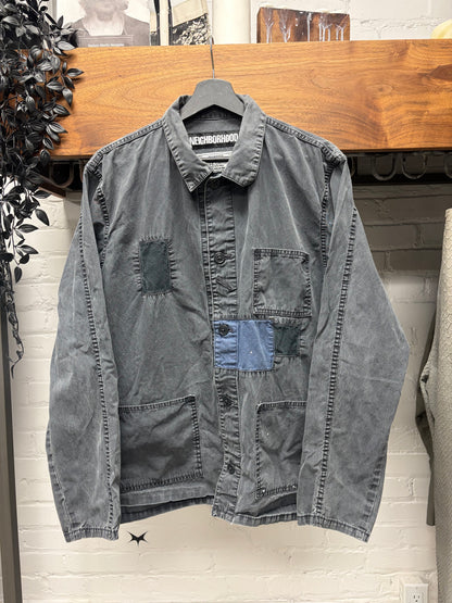 Neighborhood Grey/Blue Denim Chore Jacket