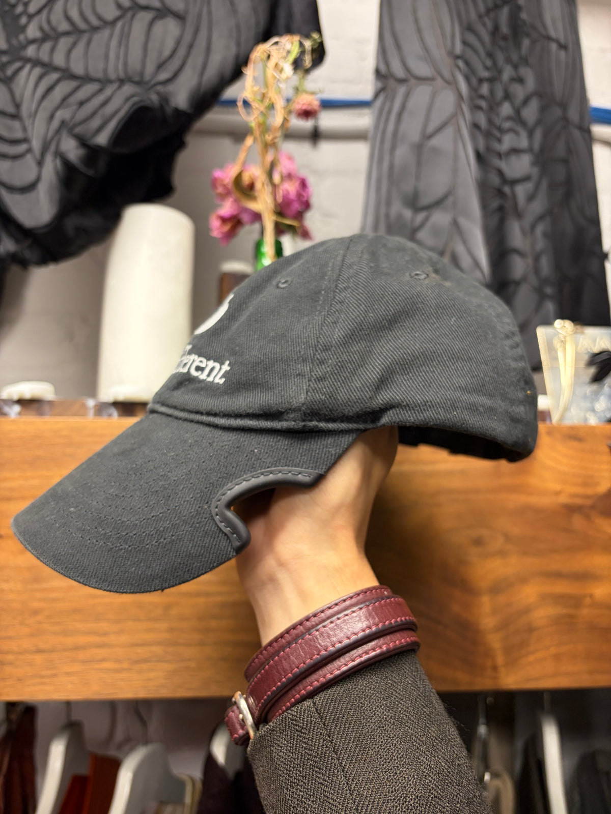 AW2022 Balenciaga ‘Be Different’ Apple Strap-Back Hat