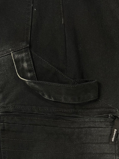 Balenciaga Faded Blue Wide Leg Carpenter Denim