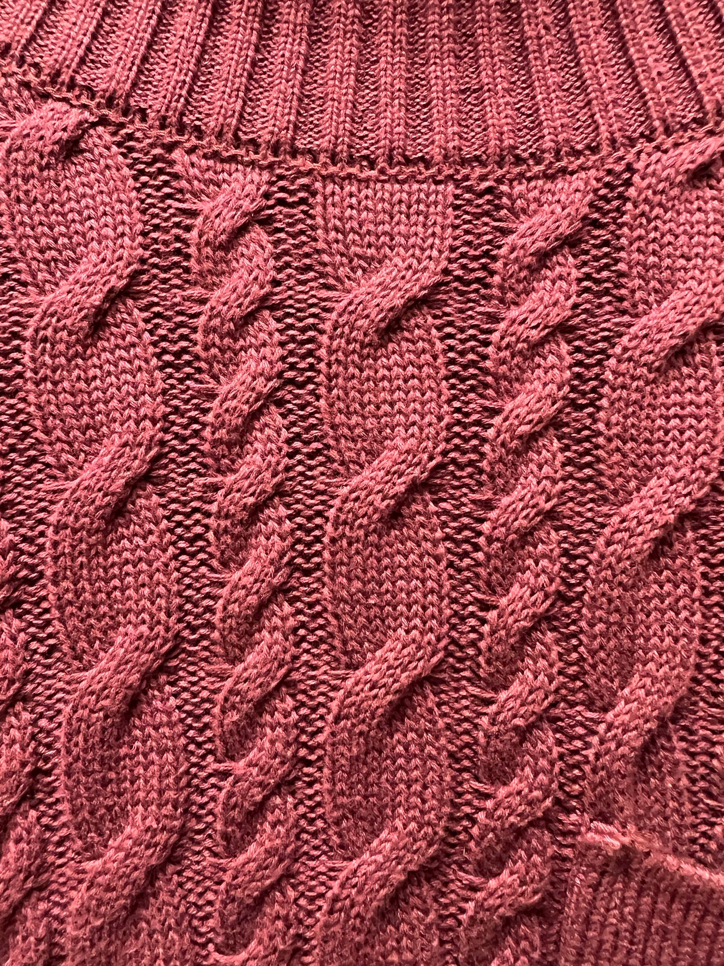 Undercover Cable Knit ‘Clay Red’ Turtleneck Sweater