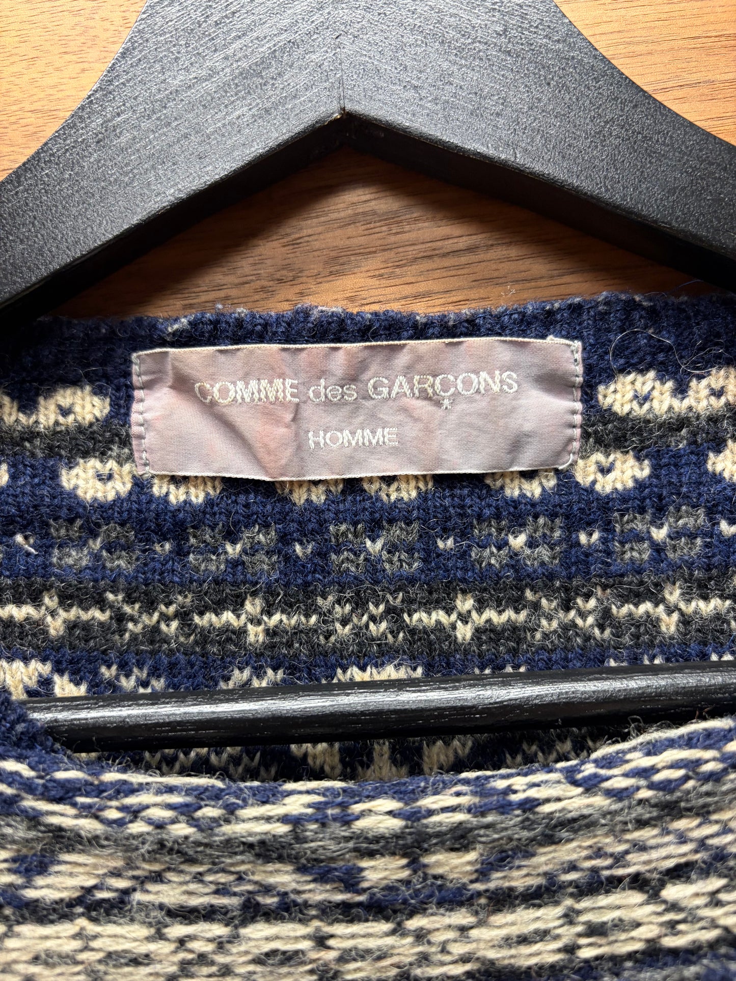 AW2000 Comme Des Garçons Homme Plus Nordic Knit Sweater
