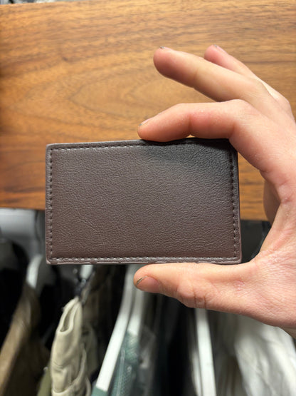 Tom Ford ‘T-Line’ Brown Calf Leather Cardholder Wallet