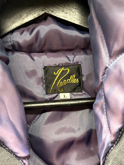 Needles Heavy Denim Black/Purple Zipped Work Hoody