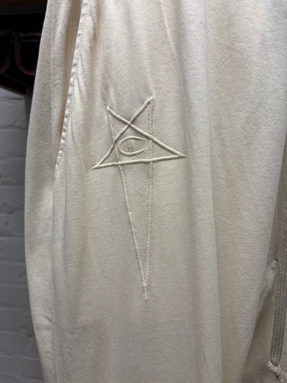 Rick Owens x Champion Milk Drop Crotch Drawstring Pants