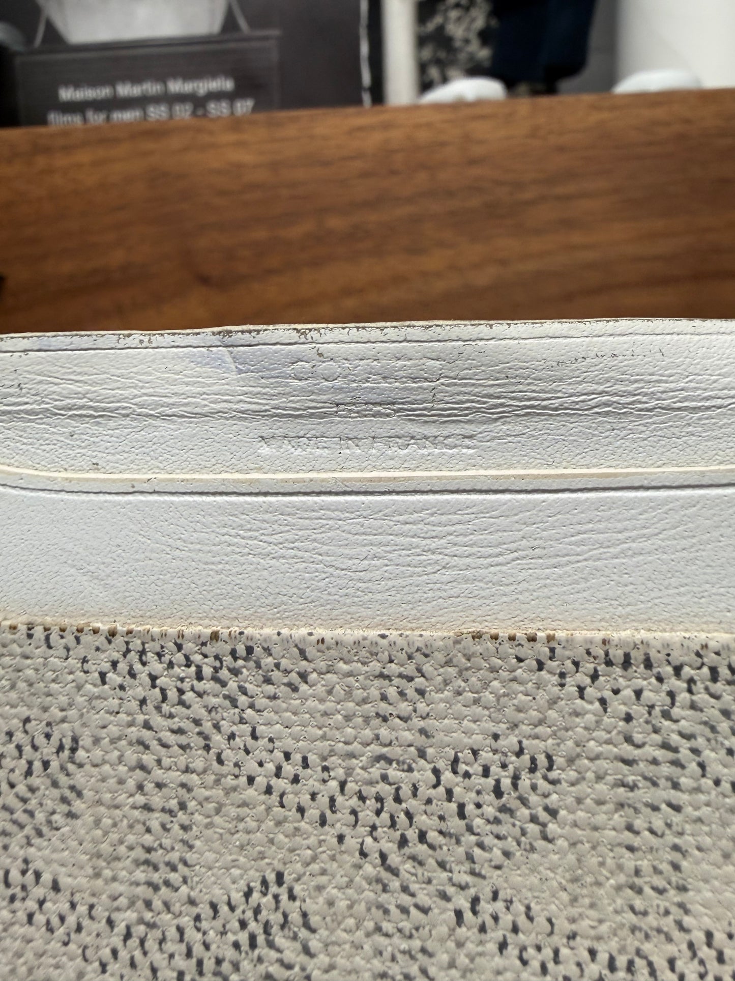 Goyard ‘Saint Sulpice’ White Leather Cardholder Wallet