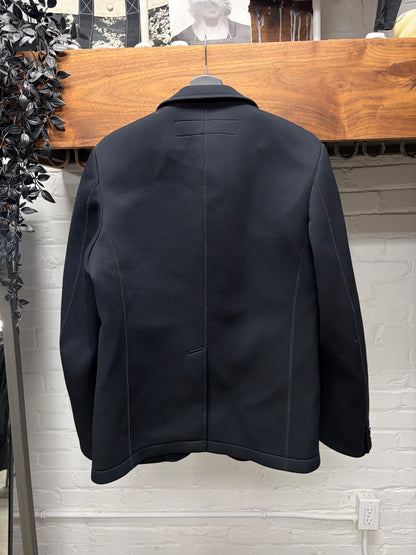 AW2016 Junya Watanabe Neoprene Black Cargo Blazer