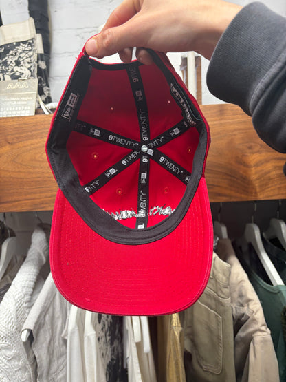 Kiko Kostadinov x Otto958 ‘Spooky Bauhaus’ Red Strap-Back Hat
