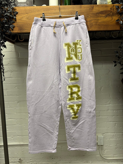 Kapital ‘SWT’ Light Purple Varsity Logo Drawstring Sweatpants