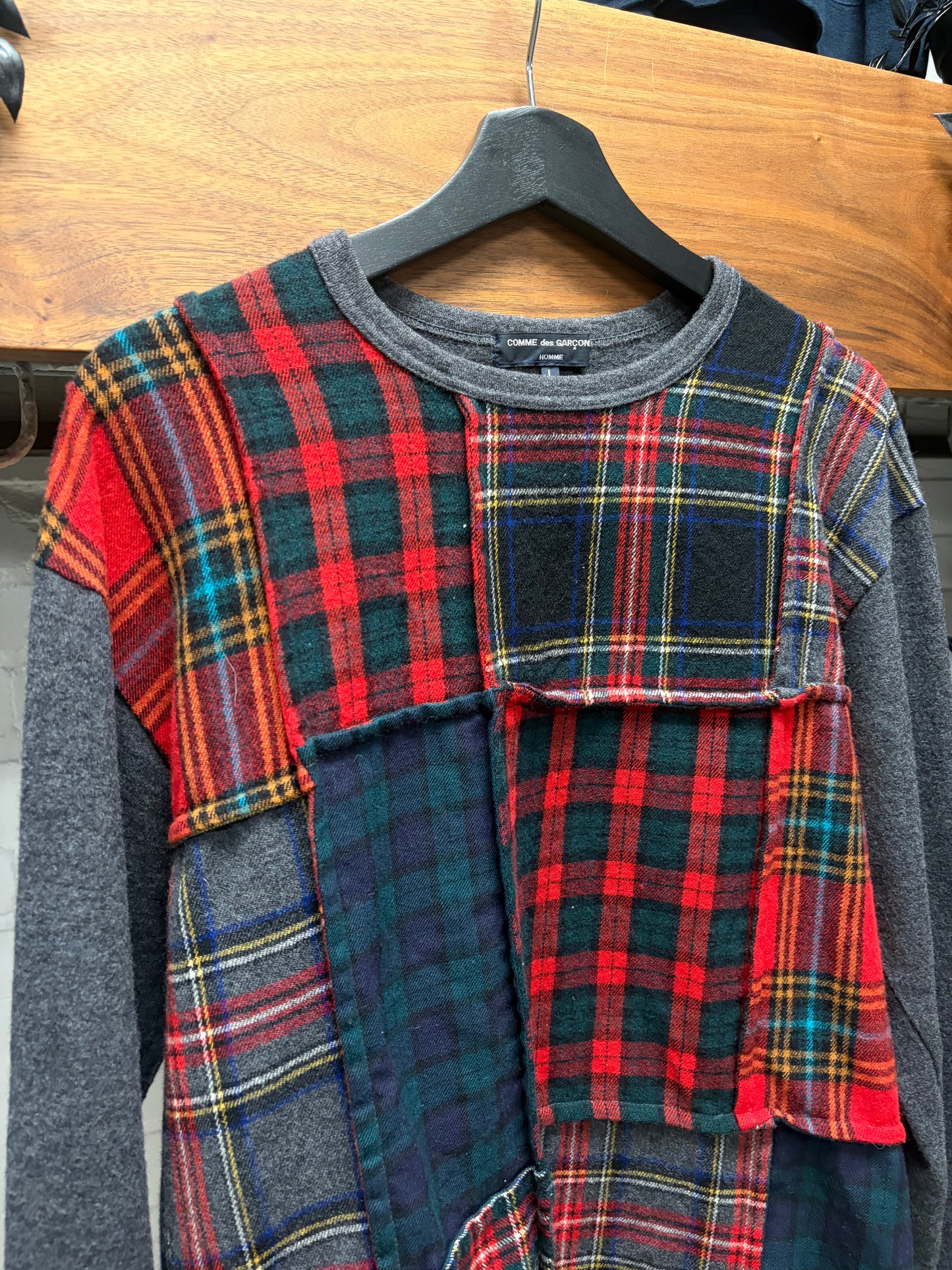 AW2006 Comme Des Garçons Homme Patchwork Sweater