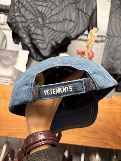 AW2018 Vetements x Reebok ‘Switzerland’ Flame Baseball Cap