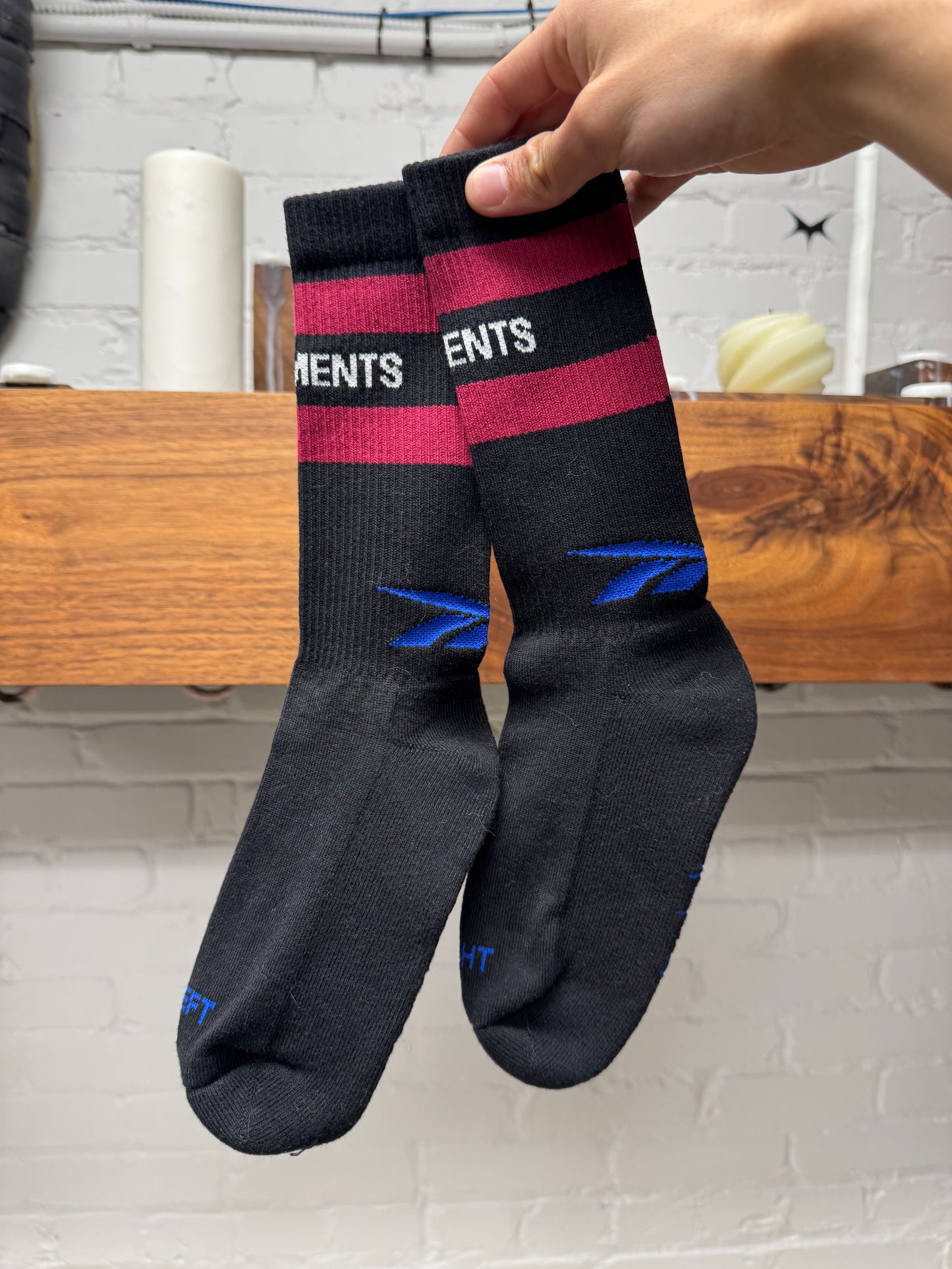 Vetements x Reebok Athletic Logo Socks