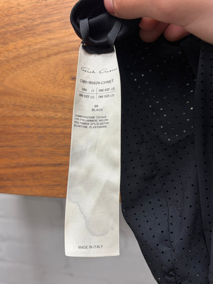 Rick Owens x Champion Pentagram Logo Black Balaclava/Ski Mask