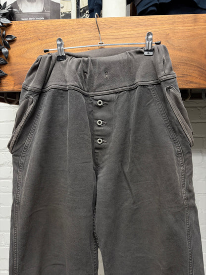 Kapital ‘Sailor’ Faded Dark Brown Low Rise Wide Leg Pants