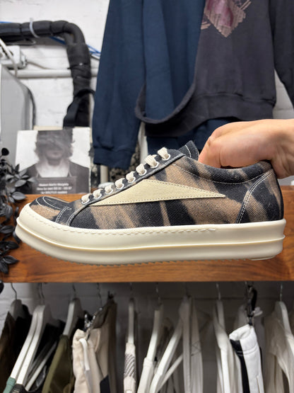 Rick Owens ‘Vans’ Terra Sun Denim  Low Top Sneakers