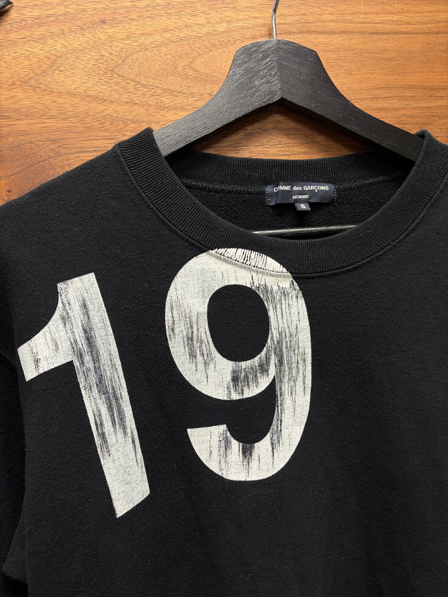 2005 Comme Des Garçons Homme Black ‘Jersey’ Sweatshirt