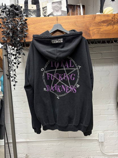 AW2017 Vetements Total Fucking Darkness Zip-Up Hoodie