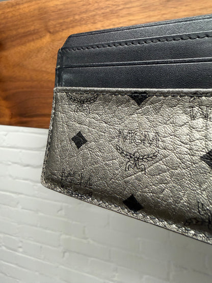 MCM Black/Silver Cardholder Wallet