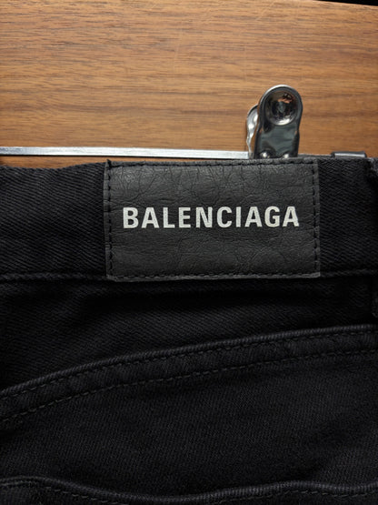 2019 Balenciaga Black Skinny Cut Denim