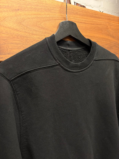 Rick Owens DRKSHDW ‘Jumbo’ Black Short Sleeve Cotton Sweatshirt