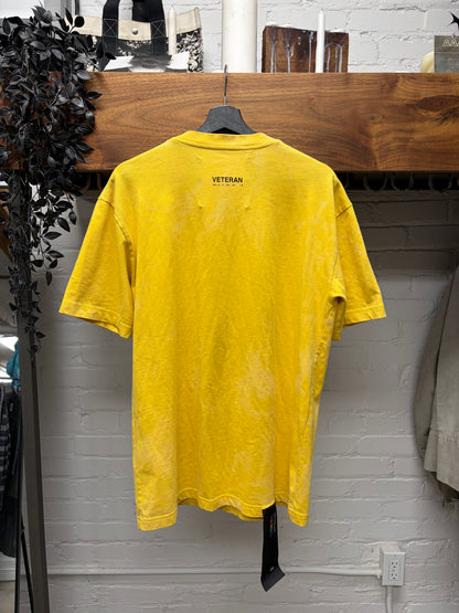 2021 Hood By Air ‘Teeth’ Yellow Graphic T-Shirt