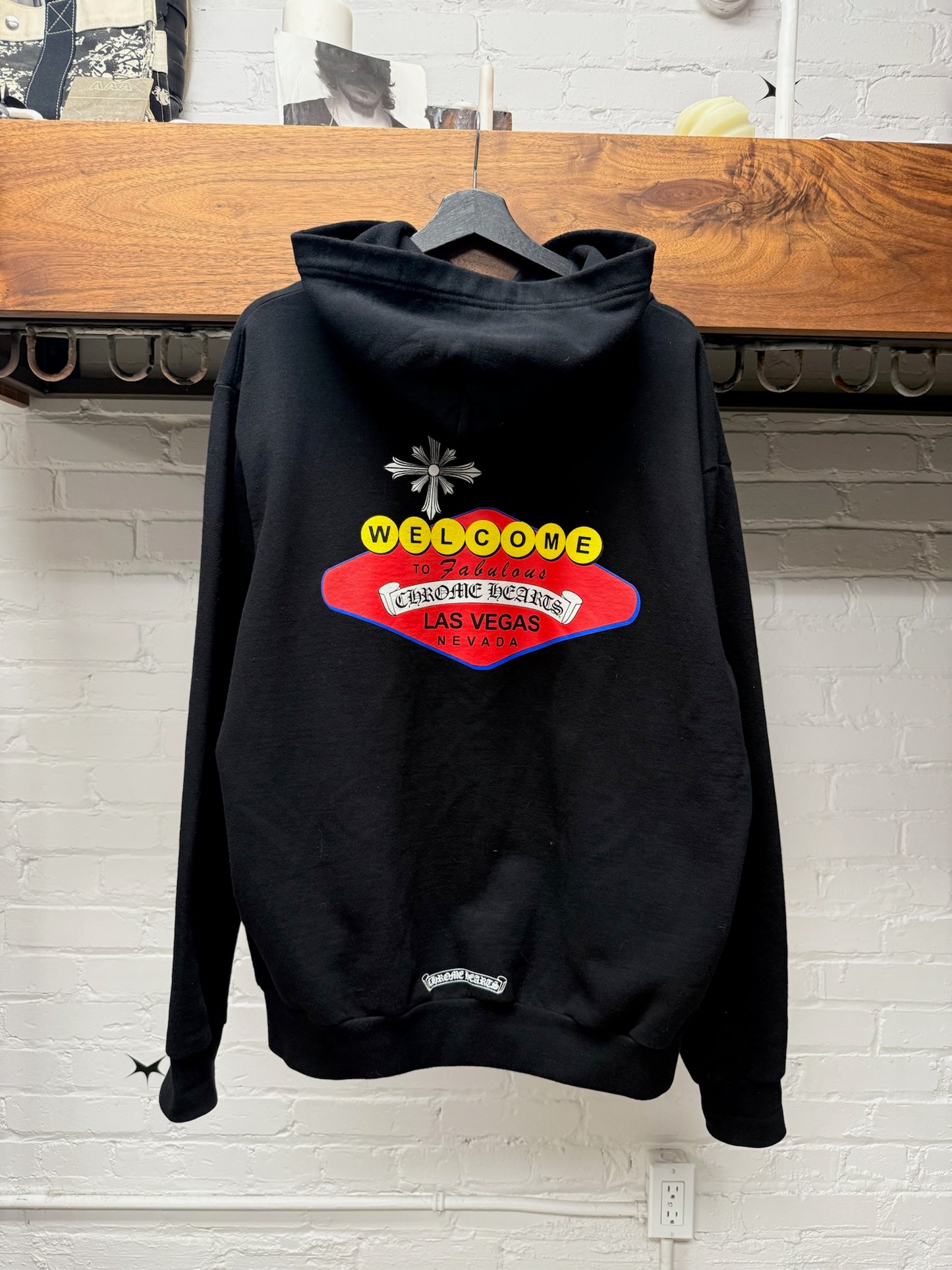 Chrome Hearts ‘Las Vegas’ Strip Lights Black Store Exclusive Hoodie