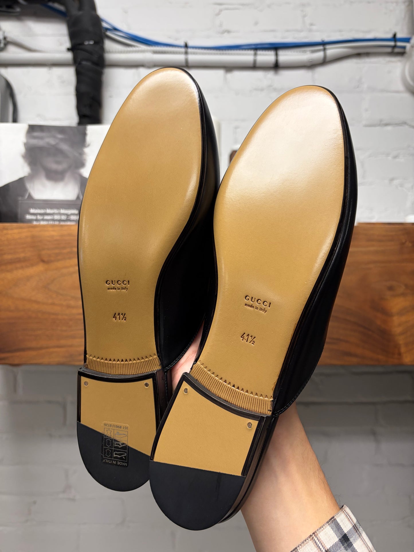 Gucci by Demna ‘Betis Glamour’ Black Leather Horsebit Mules