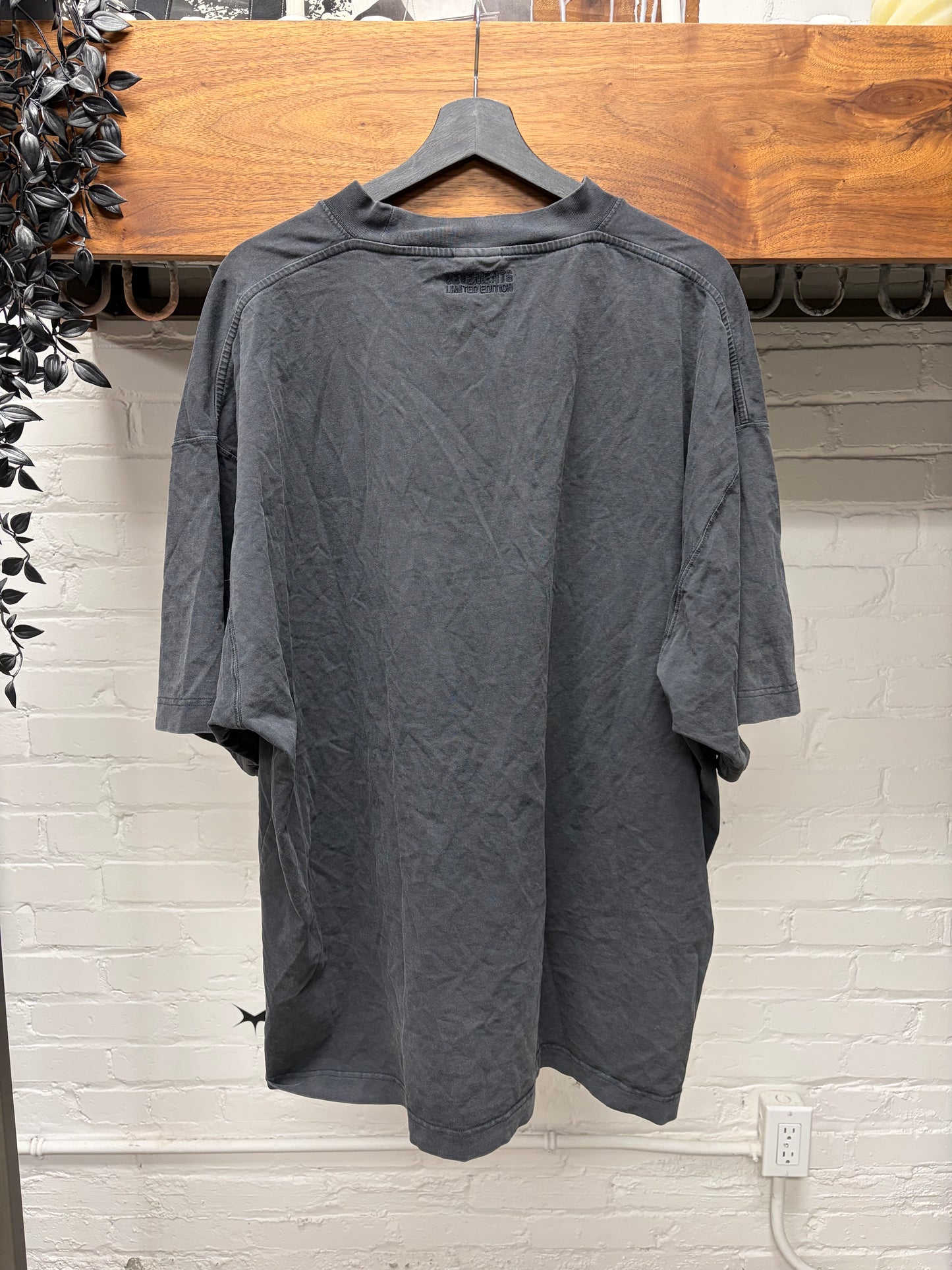 Vetements Limited Edition Black Oversized T-Shirt