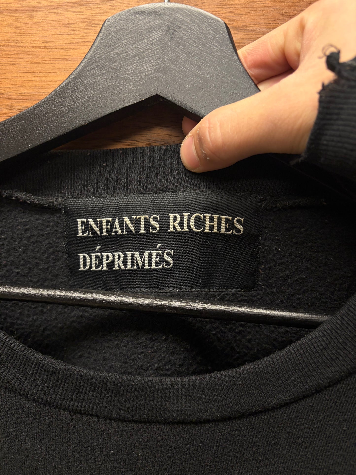 Enfants Riches Deprimes ‘Loose Threads’ Distressed Sweatshirt